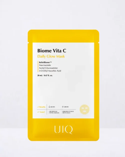 Mascarilla facial con vitamina C