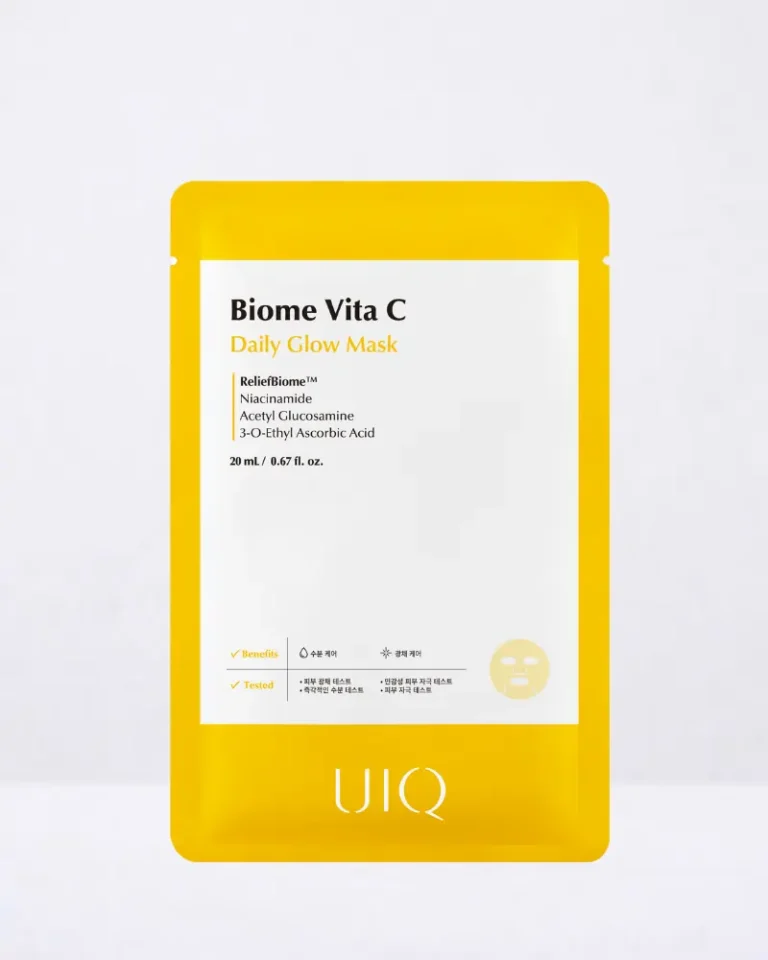 Mascarilla facial con vitamina C