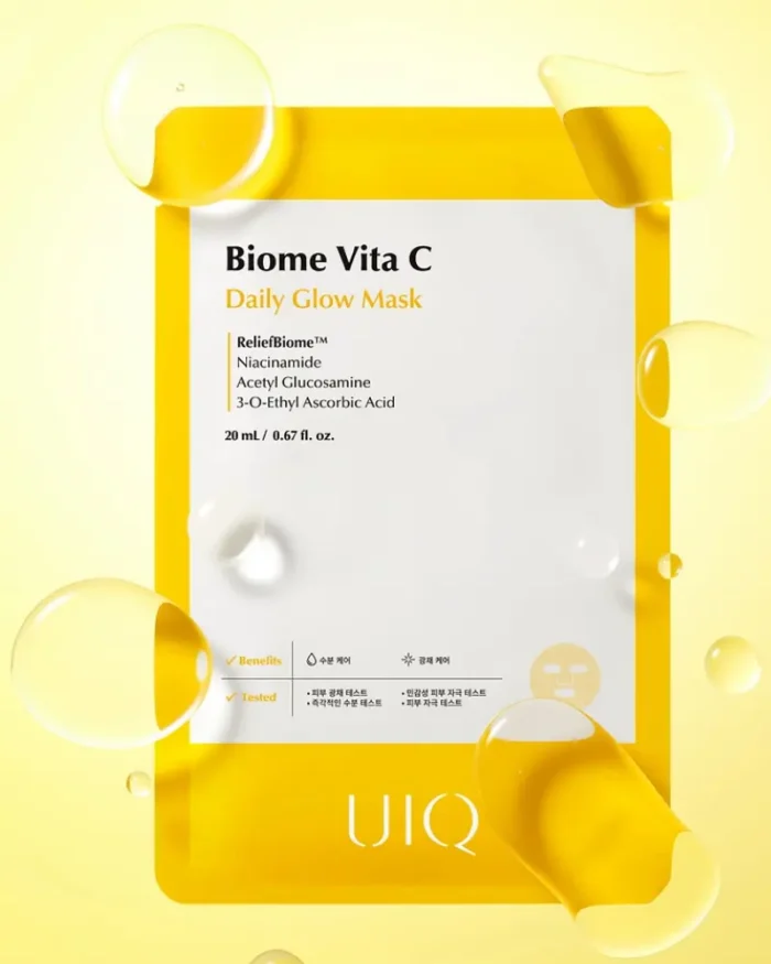Mascarilla facial con vitamina C - UIQ - Imagen 3