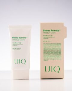 Protector solar con su caja