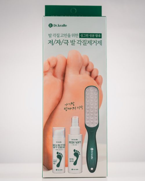 Kit para pedicure que suaviza los pies