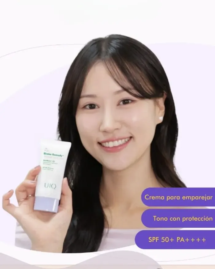 Crema para emparejar tono con protección solar (Tone Up) - UIQ