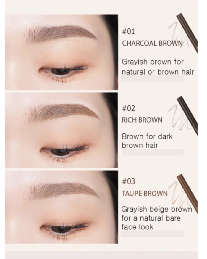 Lápiz delgado para cejas - BOM super slim eyebrow