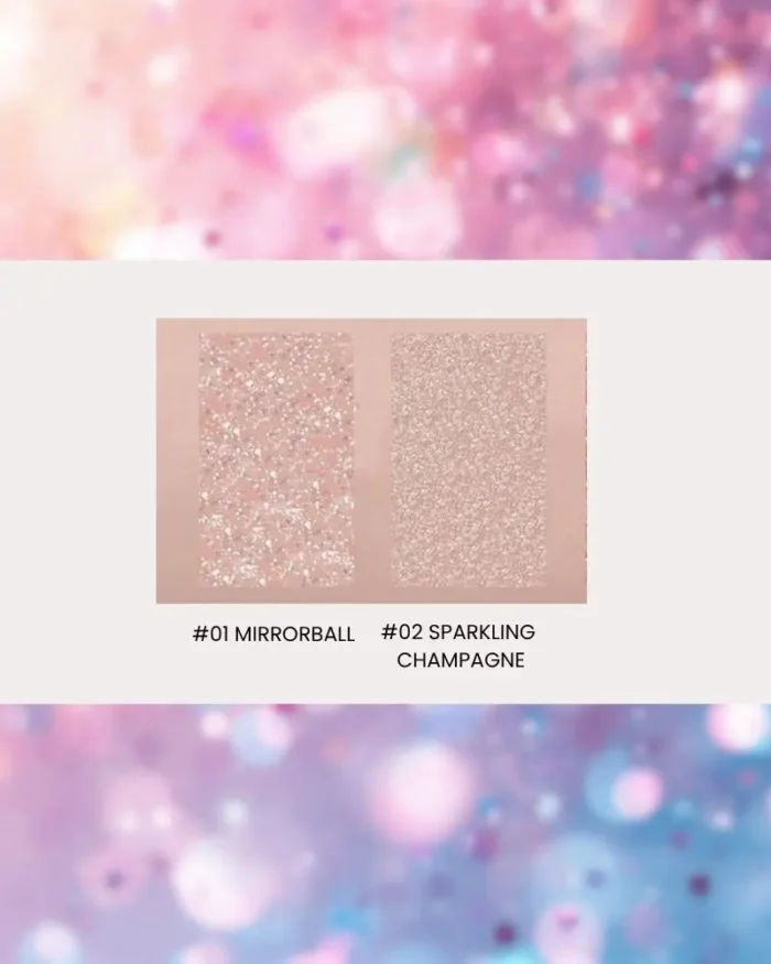 Sombra con glitter (champagne) - BOM