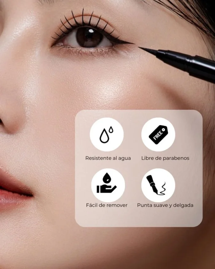 Lapiz delineador líquido (2 tonos)-BOM - Imagen 2