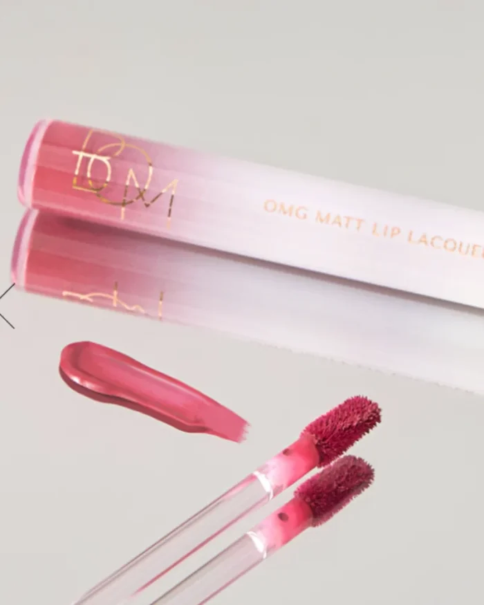 Lápiz labial líquido (3 tonos disponibles) resistente al agua, acabado mate -BOM - Imagen 2