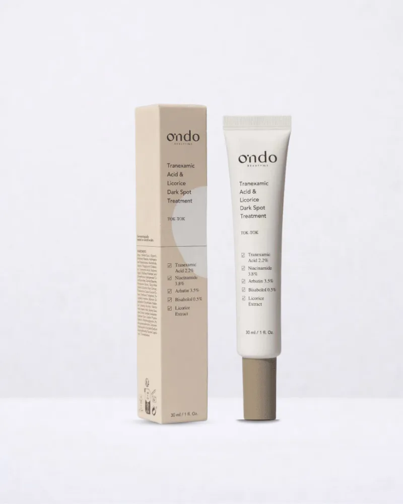 Tratamiento para manchas oscuras con ácido tranexámico y regaliz - Ondo