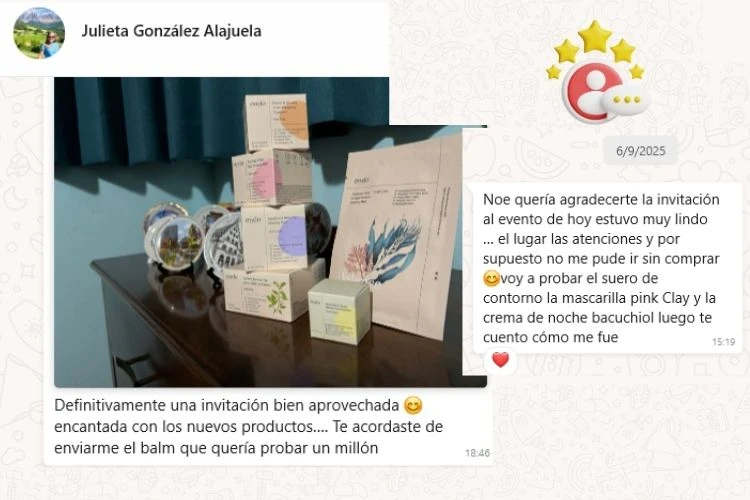 Clientas felices comprando productos Ondo Beauty