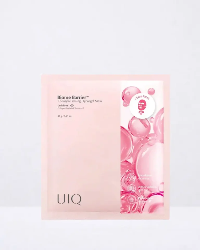 Mascarilla facial de hidrogel con colágeno y probióticos