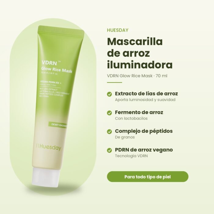 VDRN Glow Mascarilla de Arroz - Imagen 2